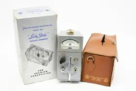 Precision 106c Lucky Strike Model Geiger Counter With Case And Original Box