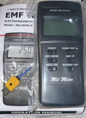Professional Measurement Mel-8704r-rem And Emf/temperature Paranormal Research Instrument Ghost Hunt