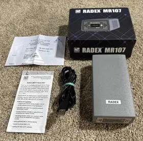Quarta Radex Radex-mr107 Mr107 Portable Radon Gas Detector Measures Eeva Rn-222 Home Test Usb