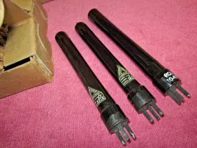 Radiac An/pdr-t2 3pcs Geiger Muller Tubes Training 2j1-20 Mark 1 Model 20 Replacement Nib
