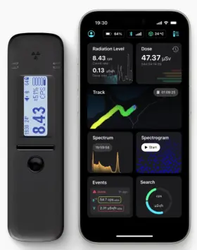Radiacode 634240351013 110 - Geiger Counter With Android/ios App
