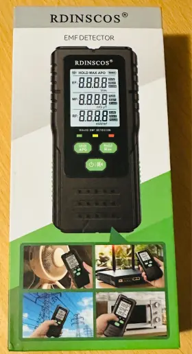 Rdinscos 445015252243 Emf Detector Detect All 3 Types Of Electromagnetic Radiation Field In 1 Met