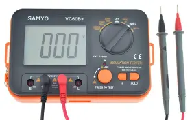 Samyo Sy-vc60b Vc60b Digital Insulation Resistance Tester Dcv Acv With Test Lead