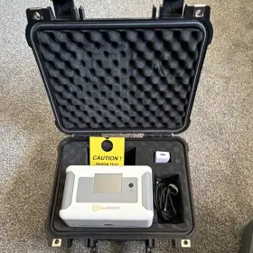 Sunradon 1028-x Radon Detector Test Kit Monitor With Hard Case
