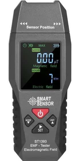 Sunydog Fbmriche17917bxusmf Smart Sensor St1393 Emf Meter Electromagnetic Field Detector Handheld Mini