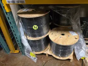 Superior Essex 6t00631rj New 5000 Foot Roll 6 Strand Flat Fiber Cable