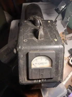 Sylvania Sic-7a Beta Gamma Survey Meter Sic 7a Serial Number 43