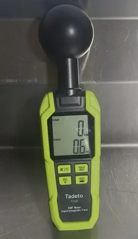 Tadeto T008 Emf Detector 3 Chips 360 Lcd Electromagnetic Field Meter