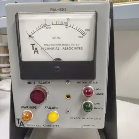 Technical Associates Ec4-8 Radiation Area Monitor Model Fil-5d Display Alarm