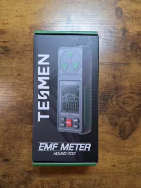 Tesmen Hound-200 Emf Meter Detector 3-in-1 Portable Em Field Radiation