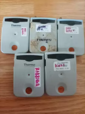Thermo Epd1-d Broken Lot Of 5 Epd Mk2.3 High Range Dosimeter Radiation