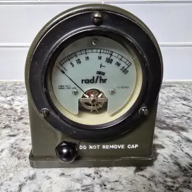 U.s. Army Im-174b Radiacmeter Im-174b/pd Portable Tactical Gamma Radiation Monitor Incl. Case
