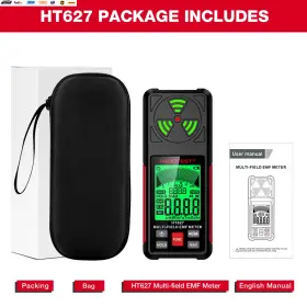 Usa-viralfinds 445001866867 Ht627 Emf Meter Professional Electromagnetic Field Radiation Detector Handheld P