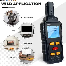 Usa-viralfinds 744759150844 Portable Electromagnetic Field Radiation Detector 3 In 1 Emf Meter