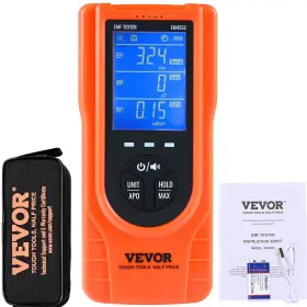 Vevor Dgnemfjshywjzqj5ev9 Digital 3-in-1 Emf Meter 5hz-3.5ghz Electromagnetic Radiation Detector Ef Mf Rf