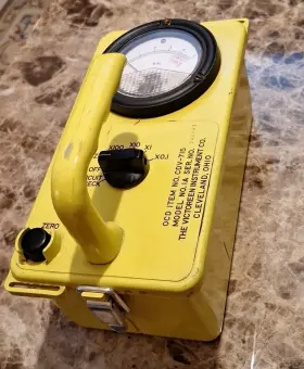 Victoreen 331583 Vintage Usa Hand Held Geiger Counter - No. Cdv-7151 Working