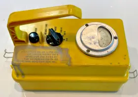 Victoreen Cdv-710b Civil Defense Model 5 Radiological Survey Meter - Late 1950s Rare