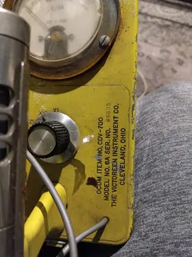 Victoreen Ocdmno.cdv-700 Civil Defense Geiger Counter V-700 Model No. 6a 1961 Vintage