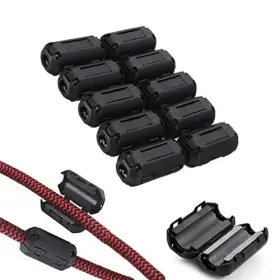 Vskey 727973989896 Clip-on Noise Filter 10pcs 9.0mm Anti-interference High-frequency Fer