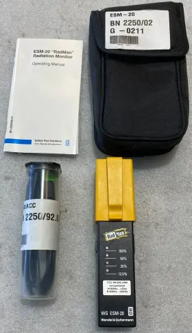 Wandel & Goltermann Esm-20 New In The Box And Radman Radiation Monitor Free Shipping