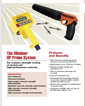 Windsor Z-wp-1000 Ndt Hp Probe Digital System Wp-725 Model Z-wp-500